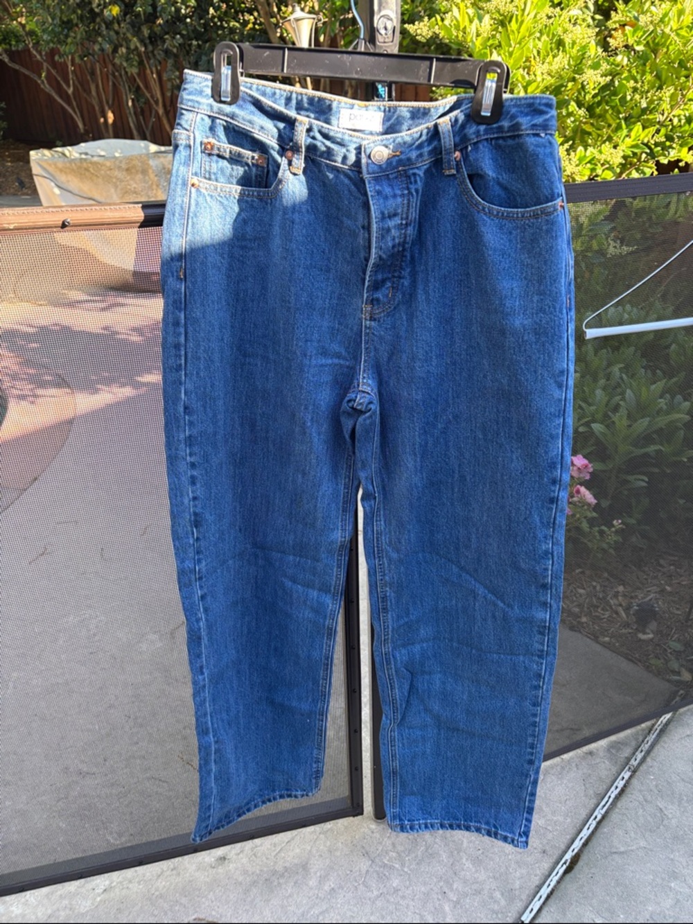 Parke low rise baggy jean in medium wash